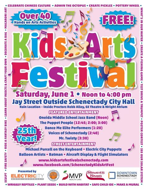 Kids Arts Festival returning to Schenectady